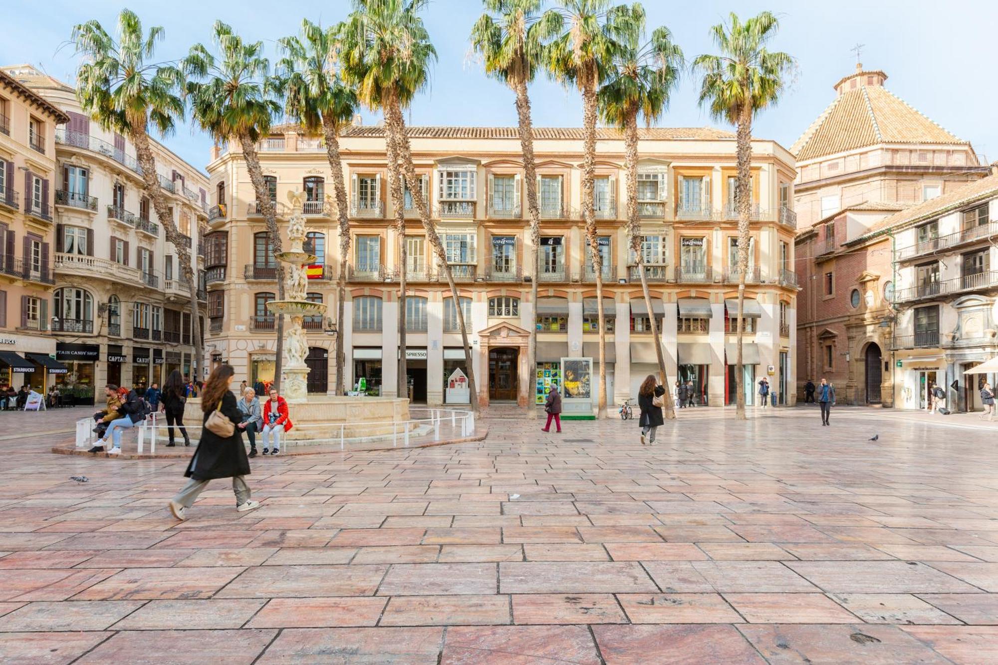 Plaza De La Constitucion Apartment Málaga Exterior foto